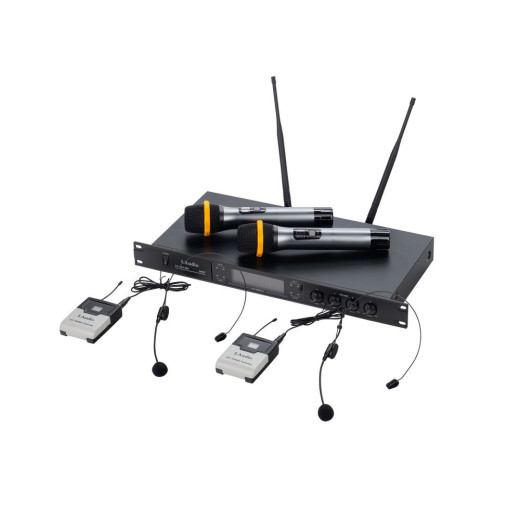 С 2-мя микрофонами LAudio LS-804-MH
