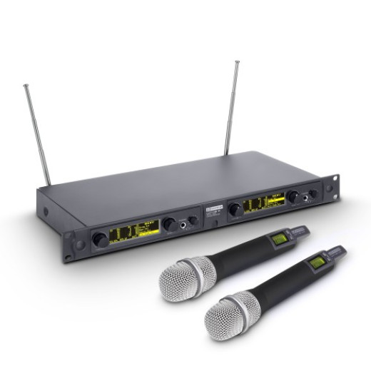 С 2-мя микрофонами LD Systems WIN 42 HHD 2 B5