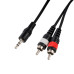 Mini JACK-RCA Cascha HH-2098