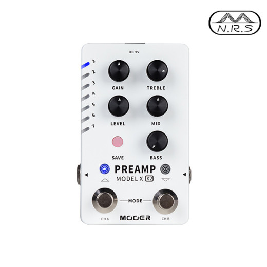 Педаль эффектов  Mooer M725-Preamp-Model-X2