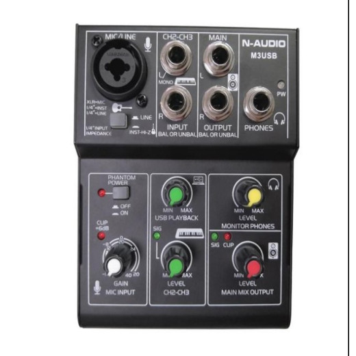 Аналоговый микшер N-Audio M3USB