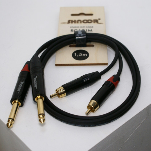 Шнуры JACK-RCA Shnoor RCA2JM-10m