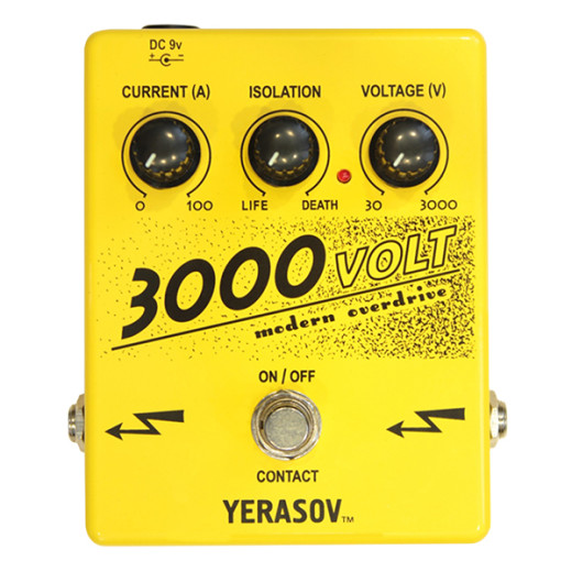 Педали эффектов Fuzz, Overdrive Yerasov 3000-Volt Modern Overdrive
