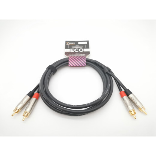 Шнур RCA-RCA ZZcable E27-2RCA-2RCA-0100-0