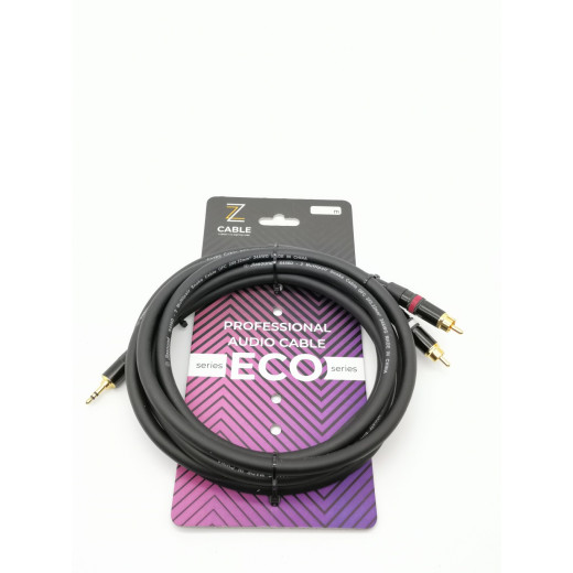 ZZcable E32-3,5-2RCA-0300 mini JACK-RCA