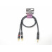 ZZcable E51-3,5-2RCA-0100-0 mini JACK-RCA