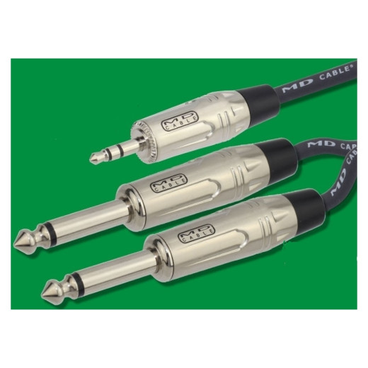 Шнур Jack-Jack MD CABLE StA-J3S-J6Mx2-3