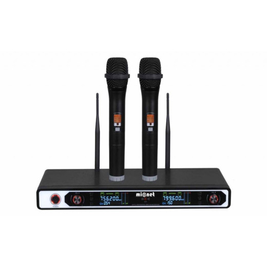 С 2-мя микрофонами MICNET Dual vocal set