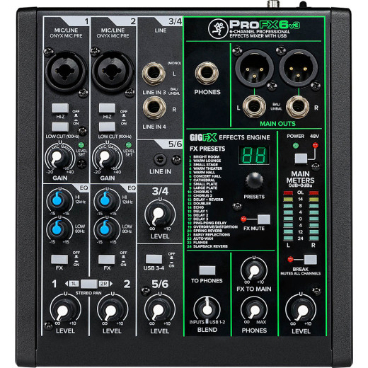 MACKIE PROFX6V3