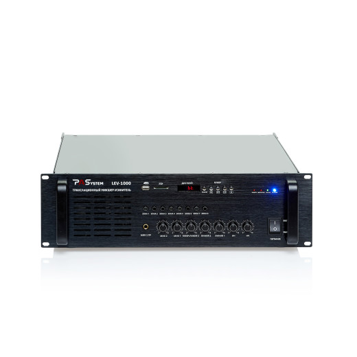 Трансляционный микшер-усилитель PASystem LEV-1000