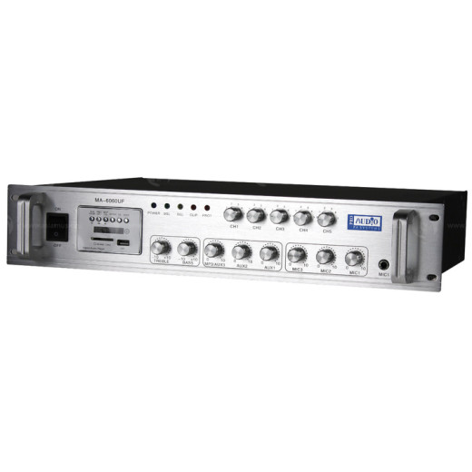 PROAUDIO MA-6060UF трансляционный микшер-усилитель