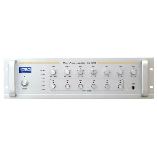 Трансляционный микшер-усилитель PROAUDIO PA-907M