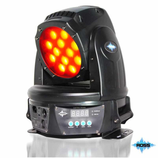 ROSS MOBI LED WASH ZOOM RGBW 12X12W вращающиеся головы LED типа WASH