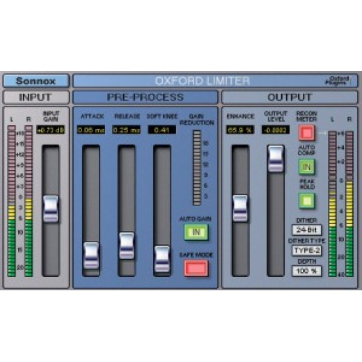 Программно-аппаратное решение SONNOX Oxford Plugins Limiter Native