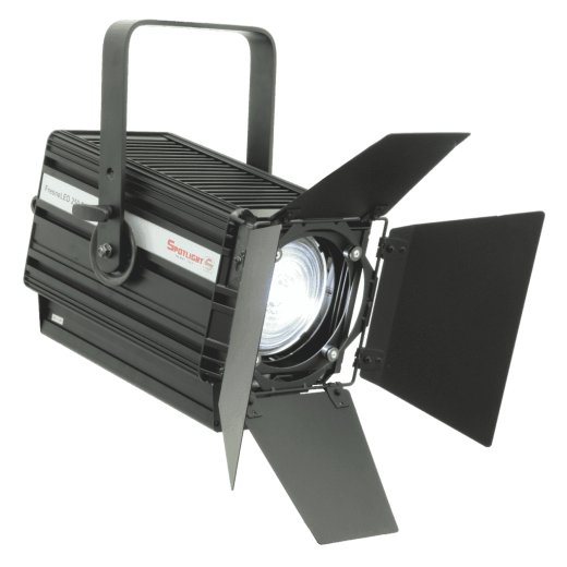 Прожектор Spotlight Fresnel LED 250W, CW, zoom 12°-54°, 5600K, DMX control 