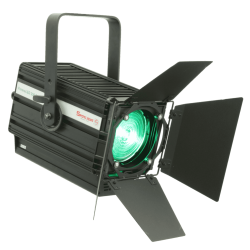 Spotlight Fresnel LED 250W, RGBW, zoom 16°-50°, RGBW, DMX control 