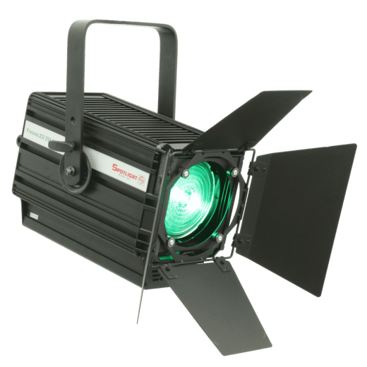 Прожектор Spotlight Fresnel LED 250W, RGBW, zoom 16°-50°, RGBW, DMX control 