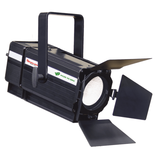 Прожектор Spotlight PC LED 50W, NW, zoom 08°-80°, 4000K, DMX control