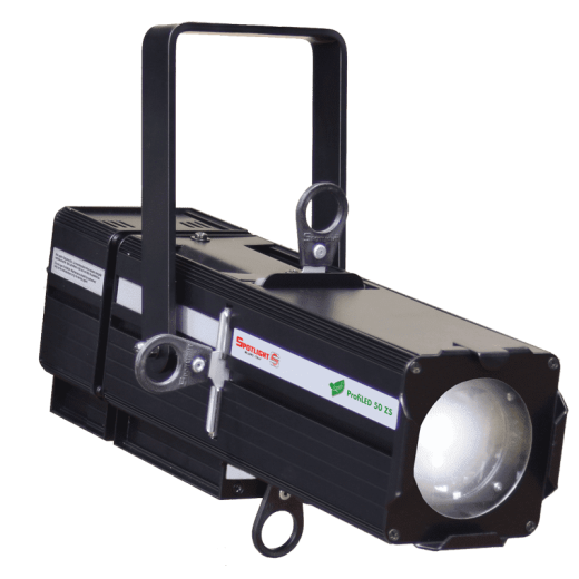 Spotlight Profile LED, 50W, CW, zoom 20°-40°, 5600K, DMX control  театральный прожектор