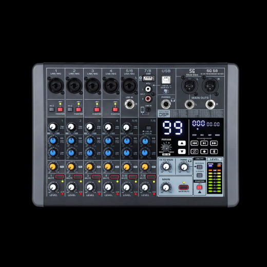 Аналоговый микшер Show Glow SG S8