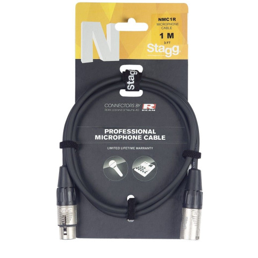 Stagg NMC1R шнур XLR-XLR