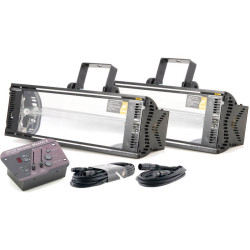 Stairville 2 STROBE 1500 DMX POWER BUNDLE