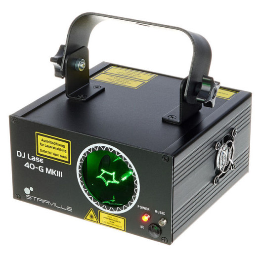 Лазер Stairville DJ LASE 40-G MK-III DMX IR
