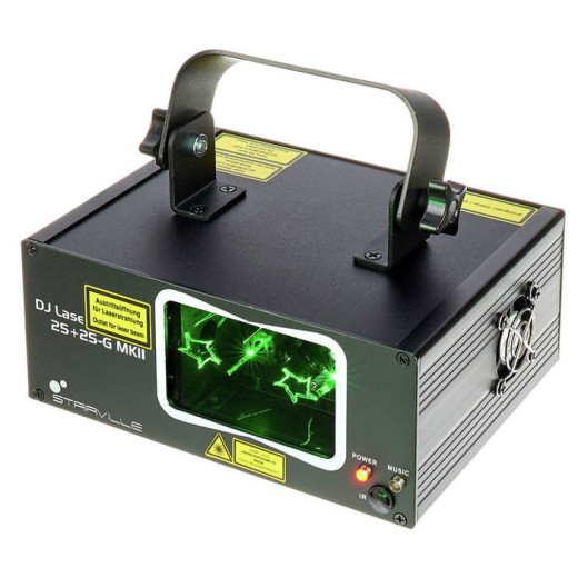 Лазер Stairville DJ Lase 25+25-G MK-II DMX IR