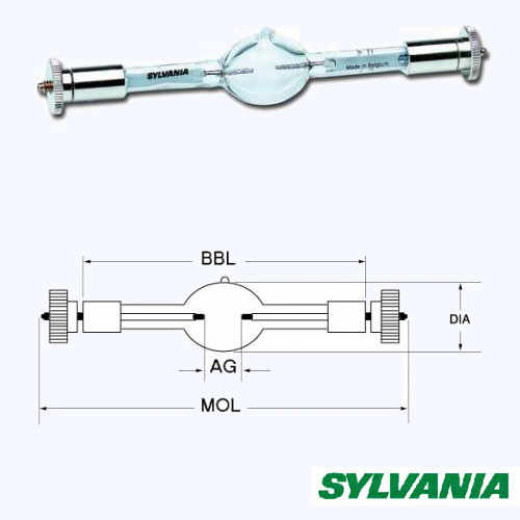 SYLVANIA BA1200DE S7.2(MSR1200SA/DE) металлогалогенная лампа