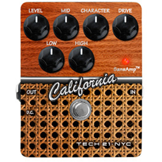 Amp simulator TECH 21 SANSAMP CHARACTER SERIES - CALIFORNIA 