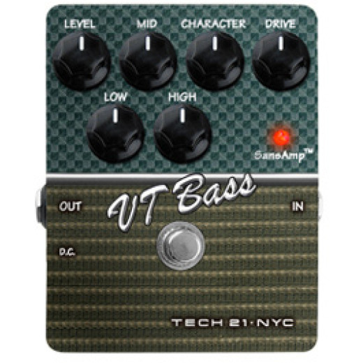 Для бас гитары TECH 21 SANSAMP CHARACTER SERIES - VT BASS 