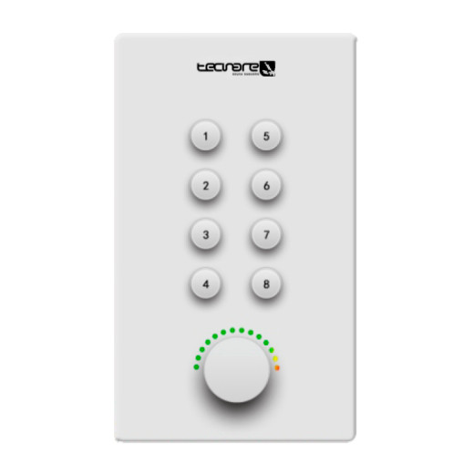 Регуляторы громкости для акустических систем Tecnare A-DMA8x8