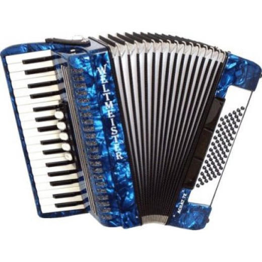 WELTMEISTER Achat 72 BLUE аккордеон и баян