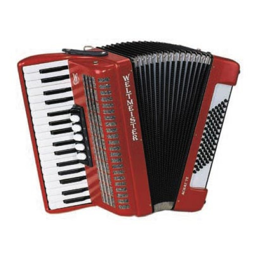 WELTMEISTER Achat 72 RED аккордеон и баян