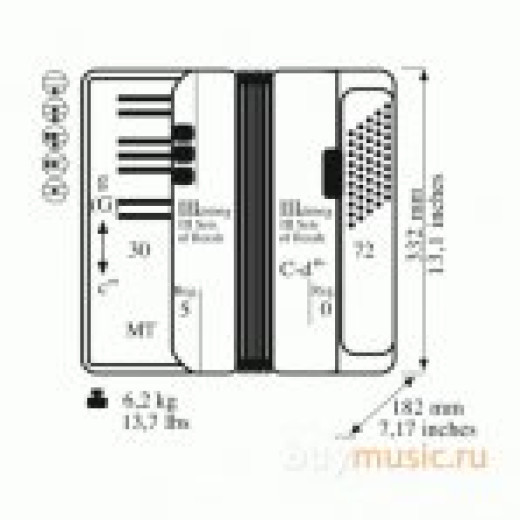 WELTMEISTER Juwel WHITE аккордеон и баян