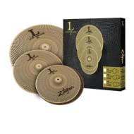 ZILDJIAN LV348 L80 LOW VOLUME 13” HIHAT/14” CRASH/18” CRASH RIDE BOX SET