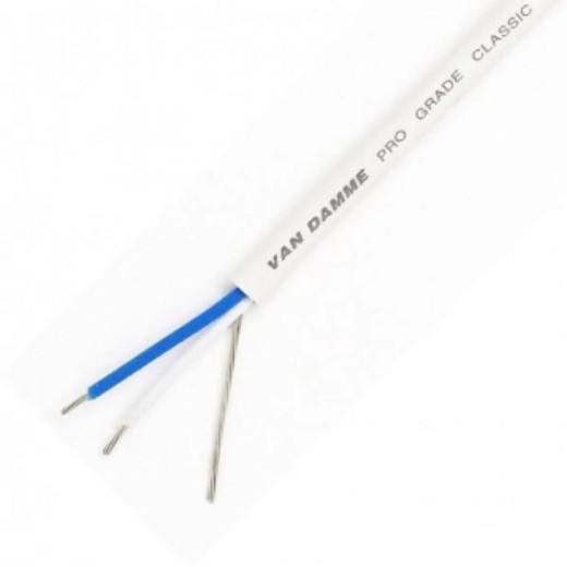 Спикерный кабель Van Damme Pro Grade Classic XKE (1 пара), белый(268-064-090)