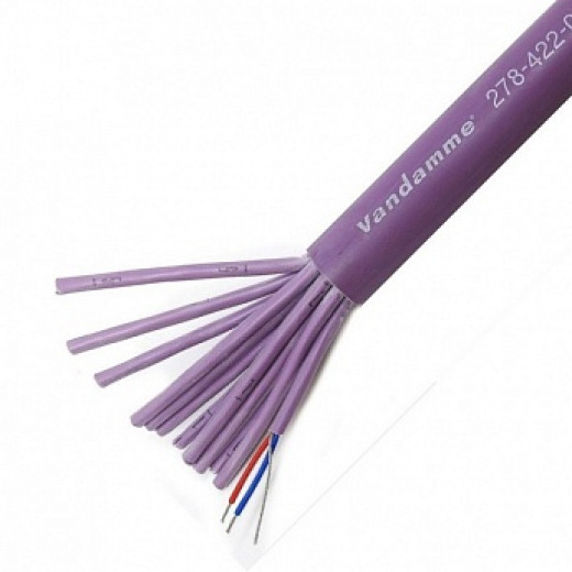 DMX кабель Van Damme Purple Series Digilog Ecoflex(278-422-070)