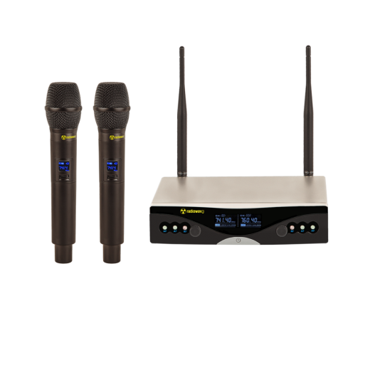 С 2-мя микрофонами Radiowave UHM-402