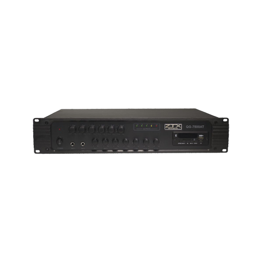 Трансляционный микшер-усилитель ZTX audio QG-7500AT