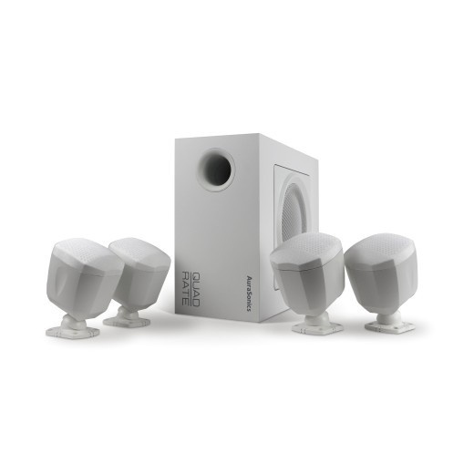 Комплекты звукового оборудования и акустики AuraSonics QUADRATE-WH