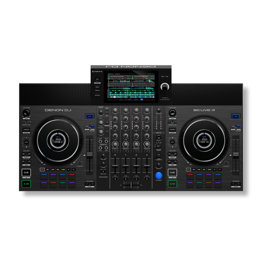 Denon DJ SC Live 4 контроллер и интерфейс