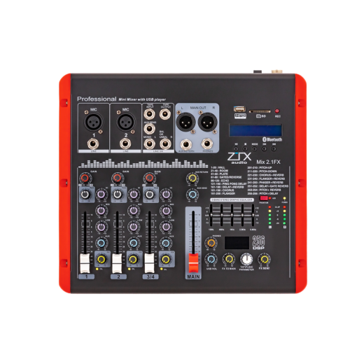 Аналоговый микшер ZTX audio Mix 2.1.Fx