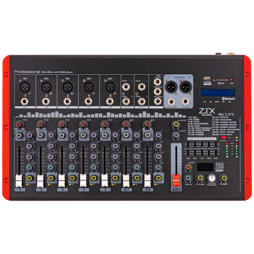 Аналоговый микшер ZTX audio Mix 5.2.Fx