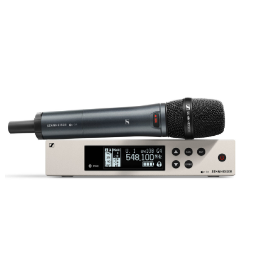 С одним микрофоном Sennheiser EW 100 G4-865-S-G