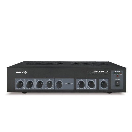 WORK PA-120/2(Pro) трансляционный микшер-усилитель