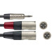 Stagg NYC3/MPS2XMR шнур JACK-XLR