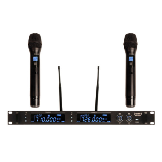 С 2-мя микрофонами PROAUDIO DWS-804HT