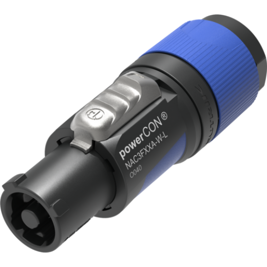 powerCON Neutrik NAC3FXXA-W-L
