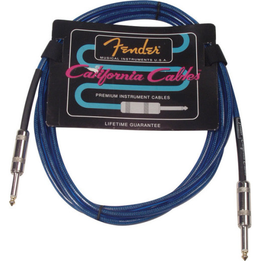 Шнур Jack-Jack FENDER 18 CALIFORNIA CABLE LAKE PLACID BLUE